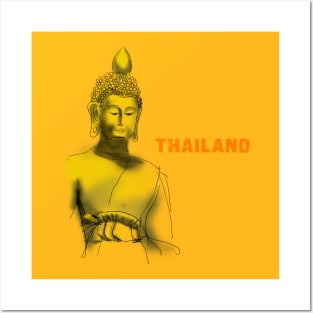 Giant Buddha Statue In Thailand | T-Shirt | Apparel | Hydro | Stickers Posters and Art